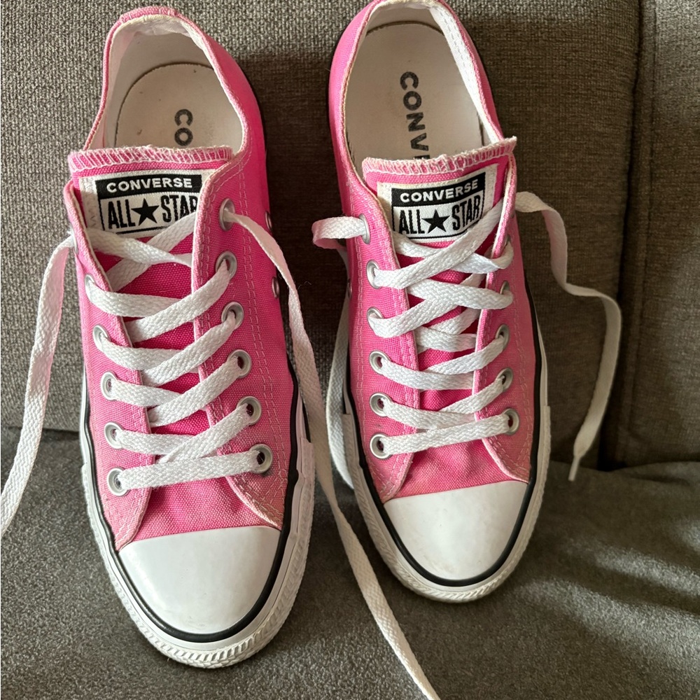 Converse Pink Low-Top Sneakers